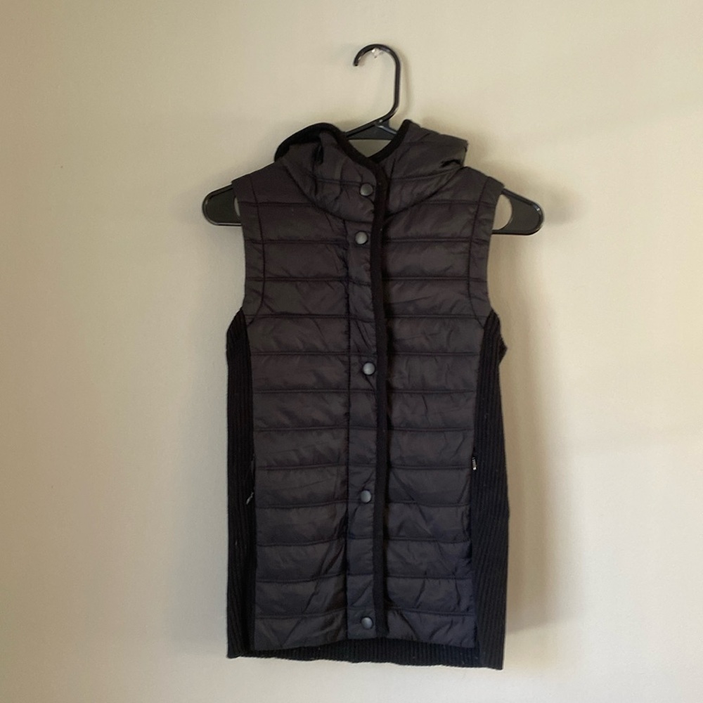 Black Winter Vest